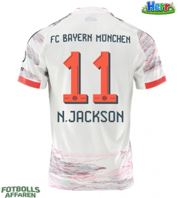 Bayern Munich Nicolas Jackson #11 Bortatröja 2025-26 Kortärmad